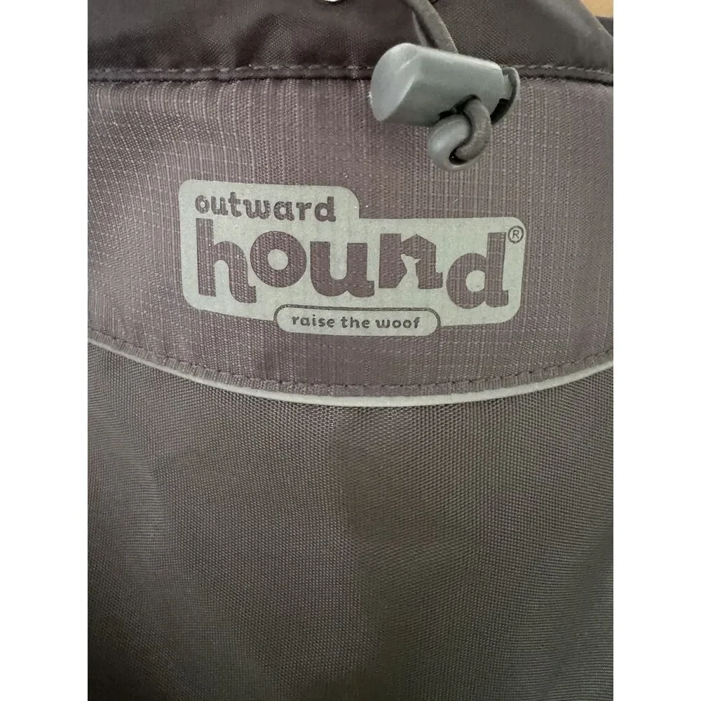 Outward Hound Dog Carrier Backpack Gray Mesh Pet Travel Bag Adjustable Medium